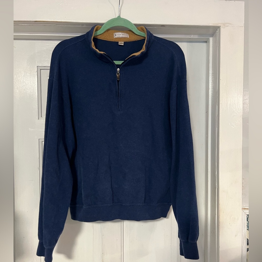 MENS PETER MILLAR ZIPUP SIZE L